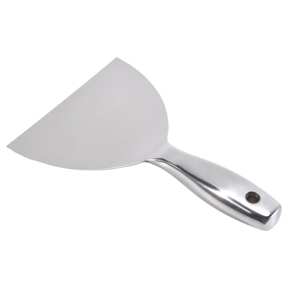 Putty-Knife 6 Inch, Premium Polished All-Stainless Steel Scraper Tool for Drywall Finishing