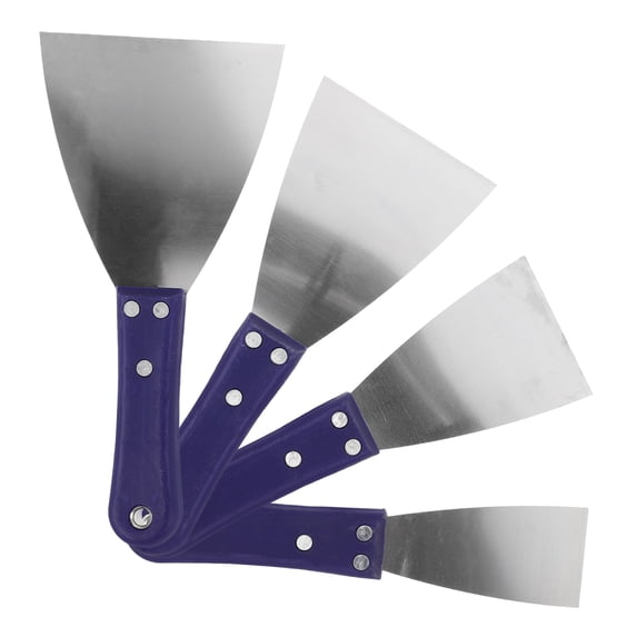 Putty Knife Wall Covering Spatulas Scrapers for Stains Tool Stainless Steel 4 Pcs