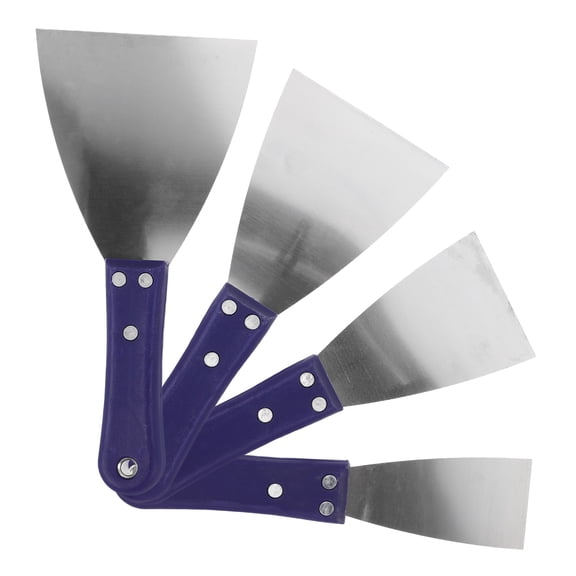 Putty Knife Wall Covering Spatulas Scrapers for Stains Tool Stainless Steel 4 Pcs