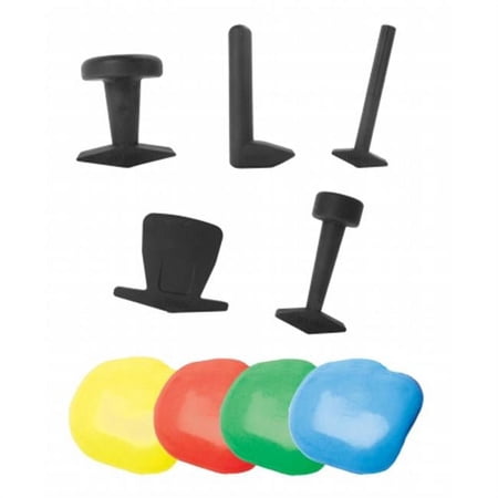 Puttycise Theraputty set- medium- 5 tools- Four 5 lb Theraputty- Yellow- Red- Green- Blue