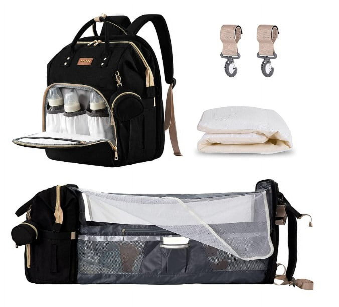 Putybudy Baby Diaper Bag Backpack with Foldable Baby Changing Station