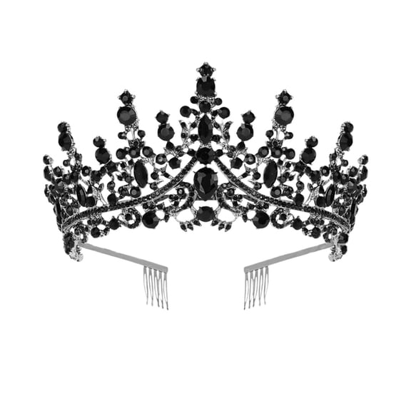 Puwuzcl 5.51 Inch Multi-Color , Sparkling Rhinestone Bridal Headpiece as Visible in Images, for Wedding, Prom, Pageant & Special Occasions