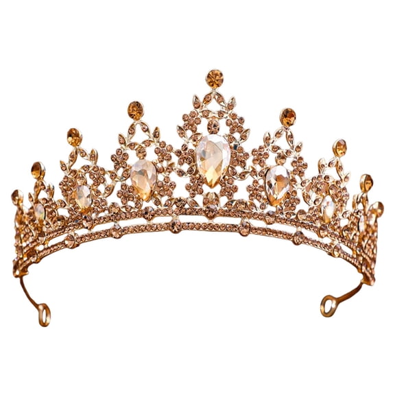 Puwuzcl 5.91 Inch Multi-Color , Elegant Alloy Rhinestone Bridal Headpiece for Wedding, Prom & Special Occasions (As Visible in Images)