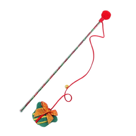 Puwuzcl Christmas Tickling Cat Stick With Cat Toy Cat Grinds Self High Cat Tickling Cat Supplies Cat Toy Tickling Cat Stick