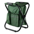 thumbnail image 1 of Puwuzcl Green Multifunctional 3-in-1 Folding Backpack Chair with Cooler, Portable Lightweight for Hiking, Camping, Outdoor/Indoor Activities, 1 of 5