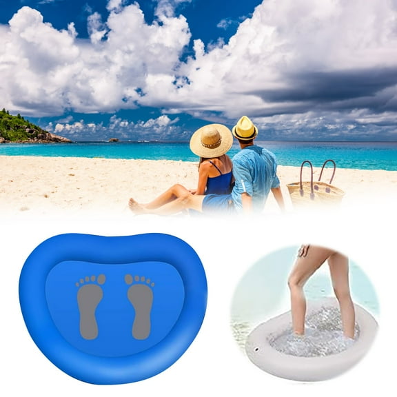 Puwuzcl Inflatable Foot Bathtub Beach Inflatable Foot Bathtub Sand Removal Inflatable Foot Bathtub Summer Beach Foot Bathtub Portable Folding Pool Foot Bathtub