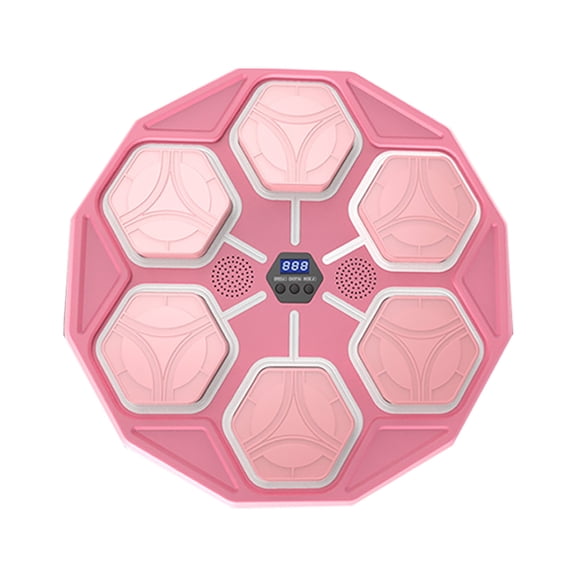 Puwuzcl Pink Smart Boxing Wall Pad for Home Gym, Electronic Punching Pad with Interactive Training App & LED Visual Cues