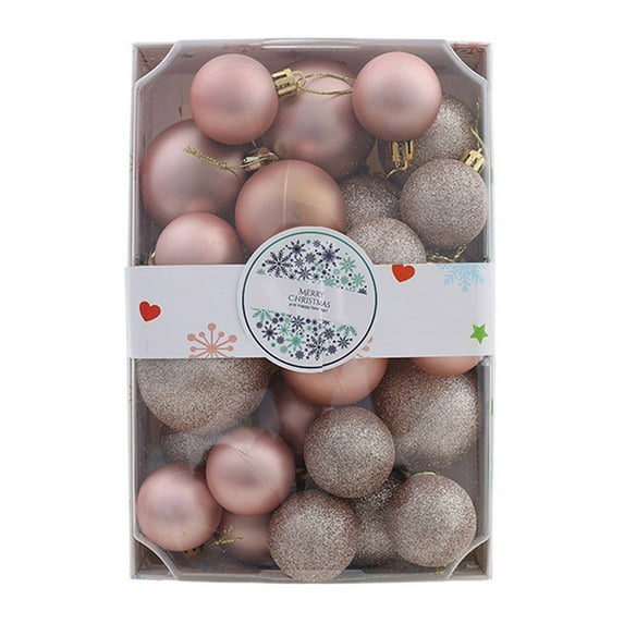 Puwuzcl Purple Christmas Ornament Set, Shatterproof Baubles for Christmas Tree Decor, Vibrant Holiday Home