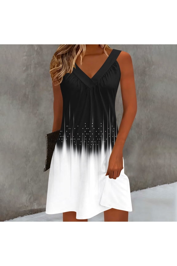 Women's Elegant Midi Dress with Pleated Detail, Versatile V-Neck Gown for Formal Party and Special Occasions, Flattering All Season Attire Gift