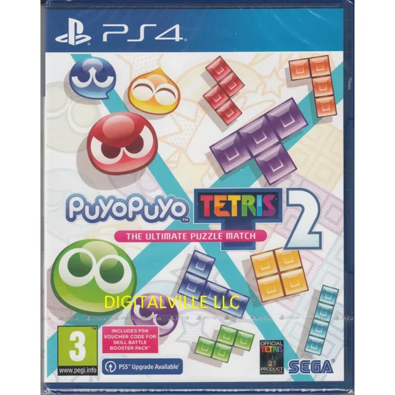 Puyo Puyo Tetris 2 PS4 Brand New Factory Sealed PS5 Upgrade Available