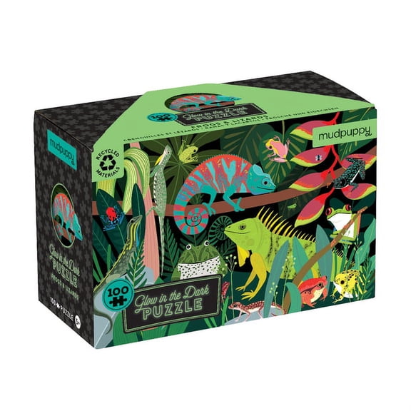 Puz 100 Glow Frogs & Lizards (Other)