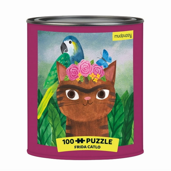 Puz 100 Tin Artsy Cats Frida Catlo (Other)