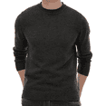thumbnail image 1 of Puztloy Men's Sweater Pullover Crewneck Long Sleeve Lightweight Knit Soft Casual with Ribbing Edge Knitwear sweaters Dark Grey, 1 of 8