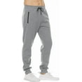 thumbnail image 1 of PUZTLOY Men's Sweatpants Joggers Lightweight Elastic Waist Athletic Workout Gym Running Sweat Pants with Pockets Light Gray, 1 of 10