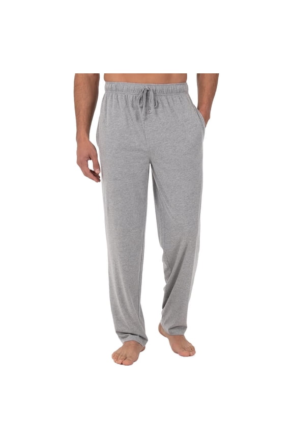 Mens Pajama Pants Solid Elastic Waist Drawstring Lounge Pants Soft Comfy Sleep Pants with Pockets,Size M-3XL