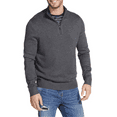 thumbnail image 1 of Puztloy Men’s Pullover Sweater Quarter Zip Slim Fit Lightweight Knitwear Mock Neck Long Sleeve Casual Knitted Polo Sweaters Gray, 1 of 6