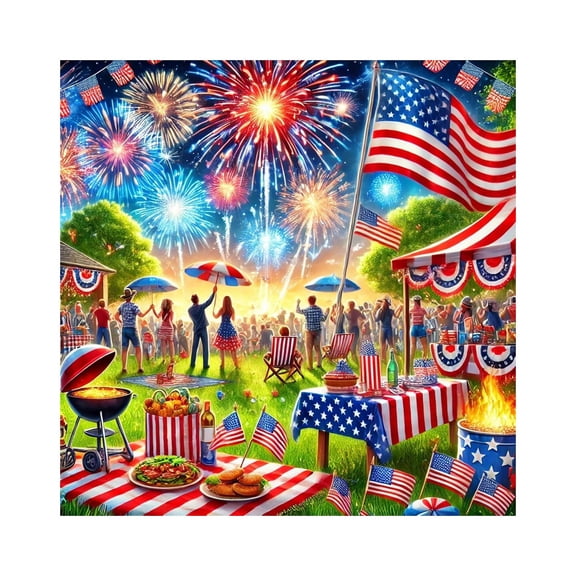 Puzzle 300 Pieces, 300 Piece Puzzle, Puzzle for Student, 2Mm Thick Cardboard, Patriotic Decorations, Fourth of July Decorations, 20X20 In, Square Shape, 1 Pc, Blind Box Packaging