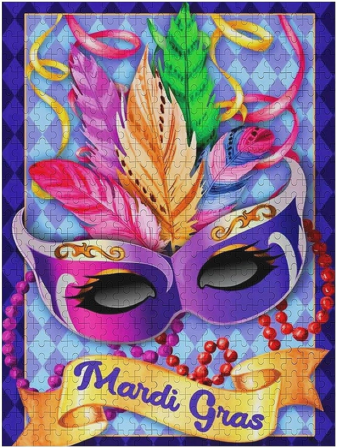 mardi gras puzzles for adults