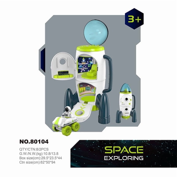 Puzzle Acousto Optic Space Toys Space Model Air Force Shuttle Space Station Rocket Aviation Series Toy Forkids Christmas Gift