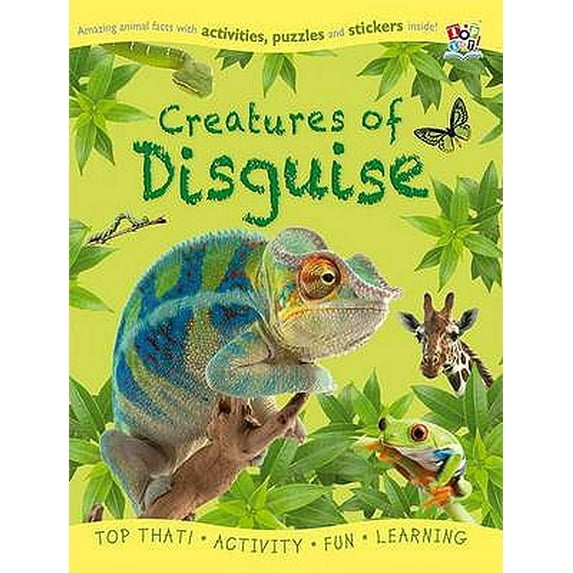 Puzzle Activity Sticker Books: Creatures of Disguise (Paperback)