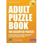 Puzzle Adult Puzzle Book 100 Assorted Puzzles Volume 3, Paperback