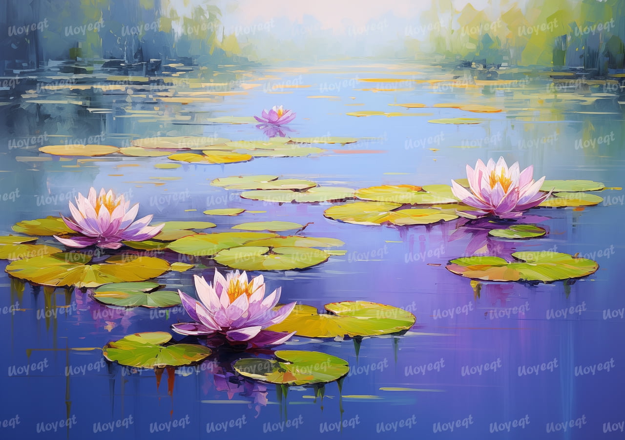 Puzzle for Adults 500 Pieces Wooden Jigsaw Puzzle Lotus Flowers ...