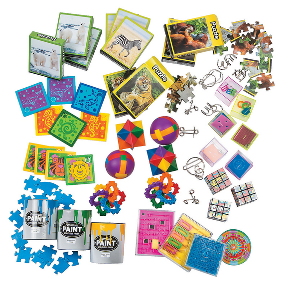 Puzzle Assortment (50 Pc) - Party Favors - 50 Pieces