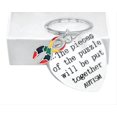 thumbnail image 1 of Puzzle Autism Ribbon Key Chains, 1 of 2
