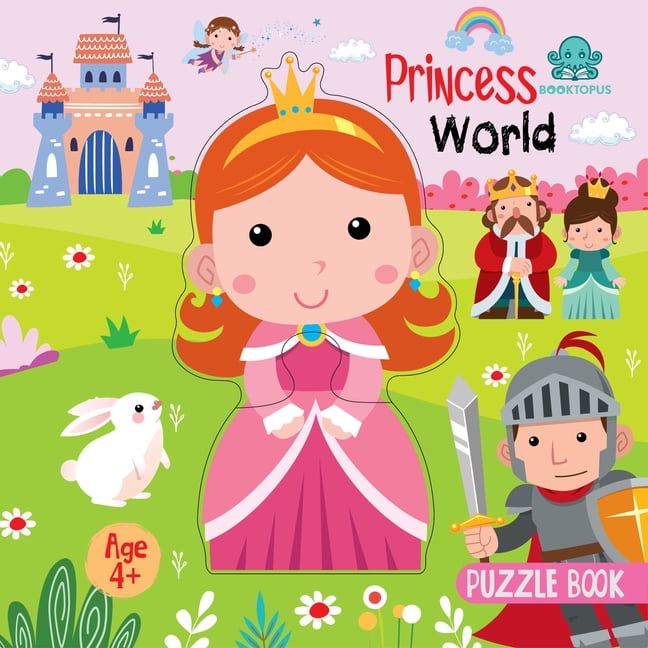 Puzzle Board Book Princess World: Puzzle Book, (Board Book)