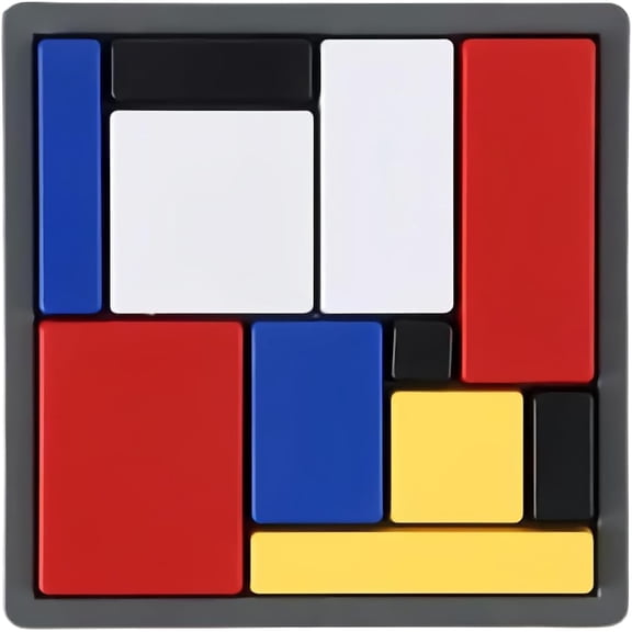 Puzzle Board Game - Logic Puzzle for Adults & Family, Brain Teaser Blocks Game, Giant Puzzle Set with Challenges for All Ages (Multicolors)