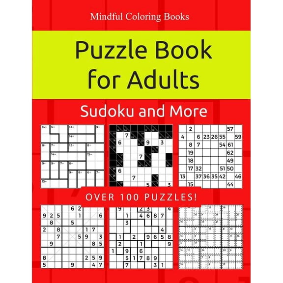 Game, Puzzle and Activity Books: Puzzle Book for Adults: Killer Sudoku, Kakuro, Numbricks and Other Math Puzzles for Adults (Paperback)