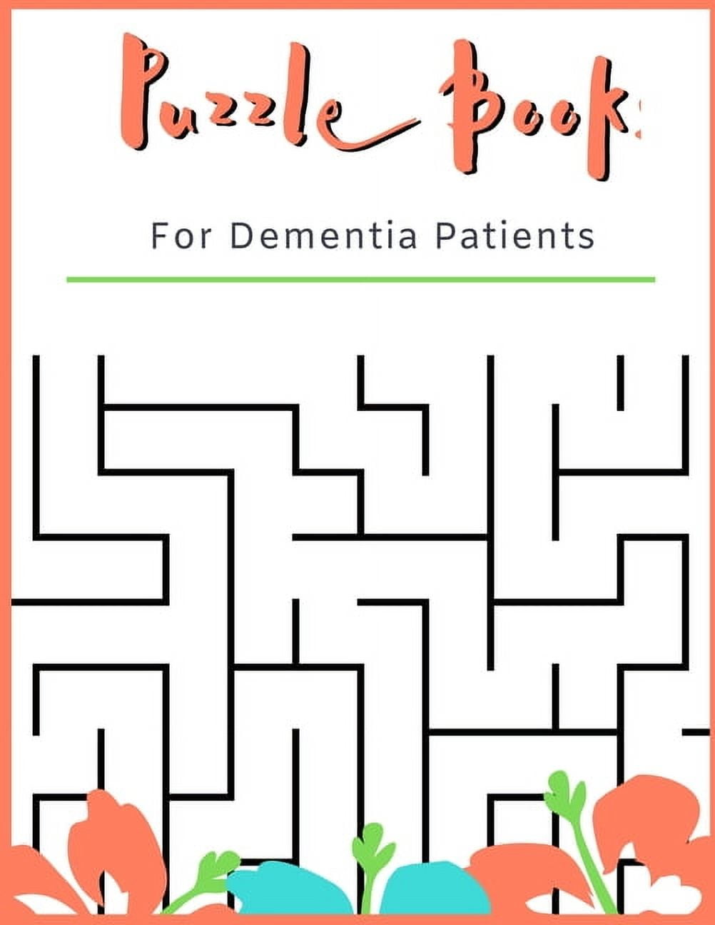 Puzzle Book for Dementia Patients : For Adults With Dementia - 50