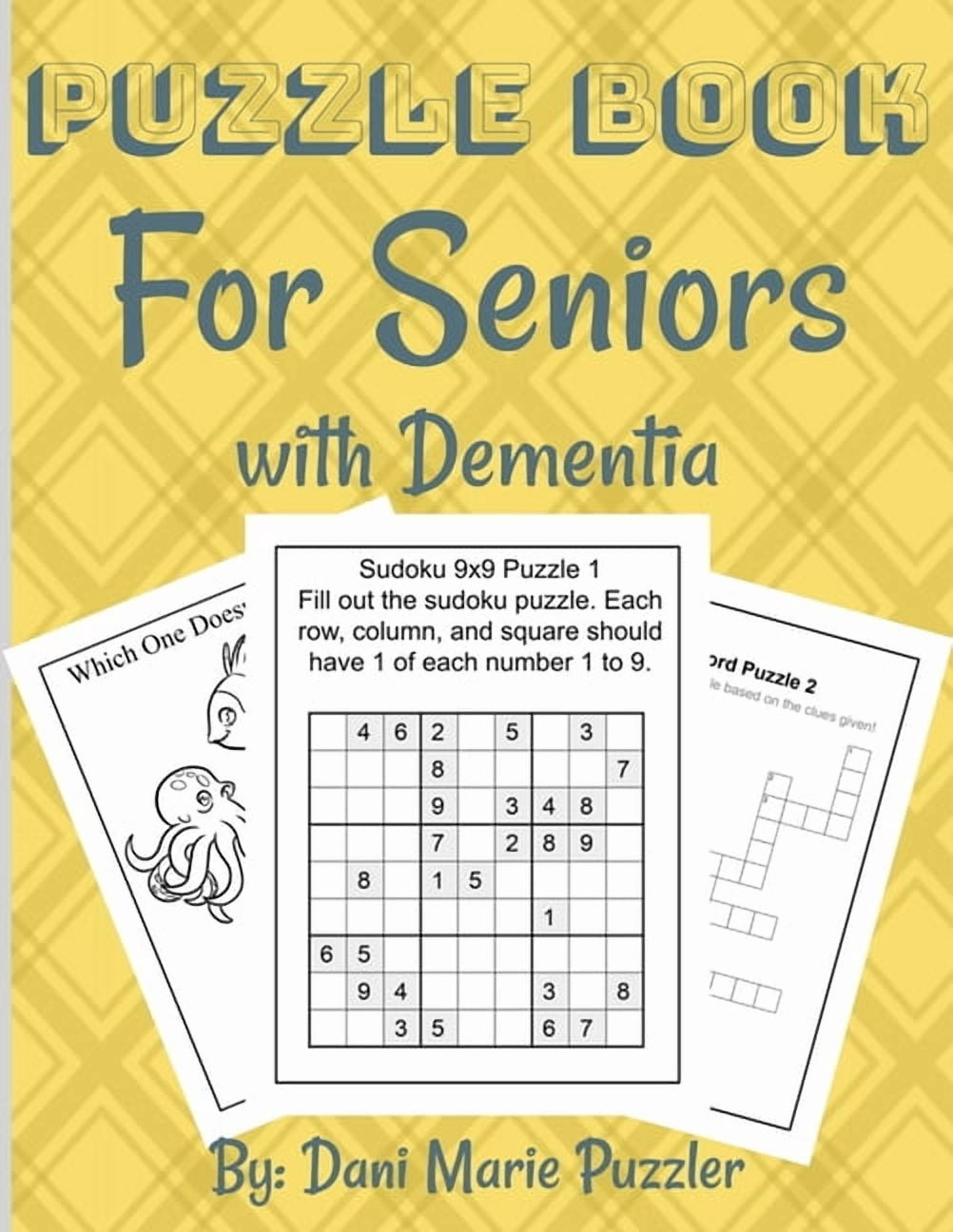 Puzzle Book for Seniors with Dementia: More Than 50 Puzzles and