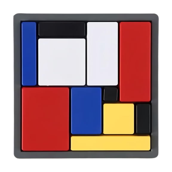 Puzzle Brain Teaser Game for Kids and Adults, 88 Challenges with 4 Difficulty Levels, Portable Logic Thinking Game, Educational Block Puzzle Toy for Family