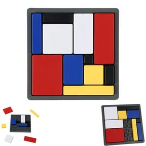 Puzzle Brain Teaser Game For S, 3 Logic Puzzles With 88 Challenges Across 4 Difficulty Levels Portable Educational Thinking Training Block Puzzle Toy, Square Shaped