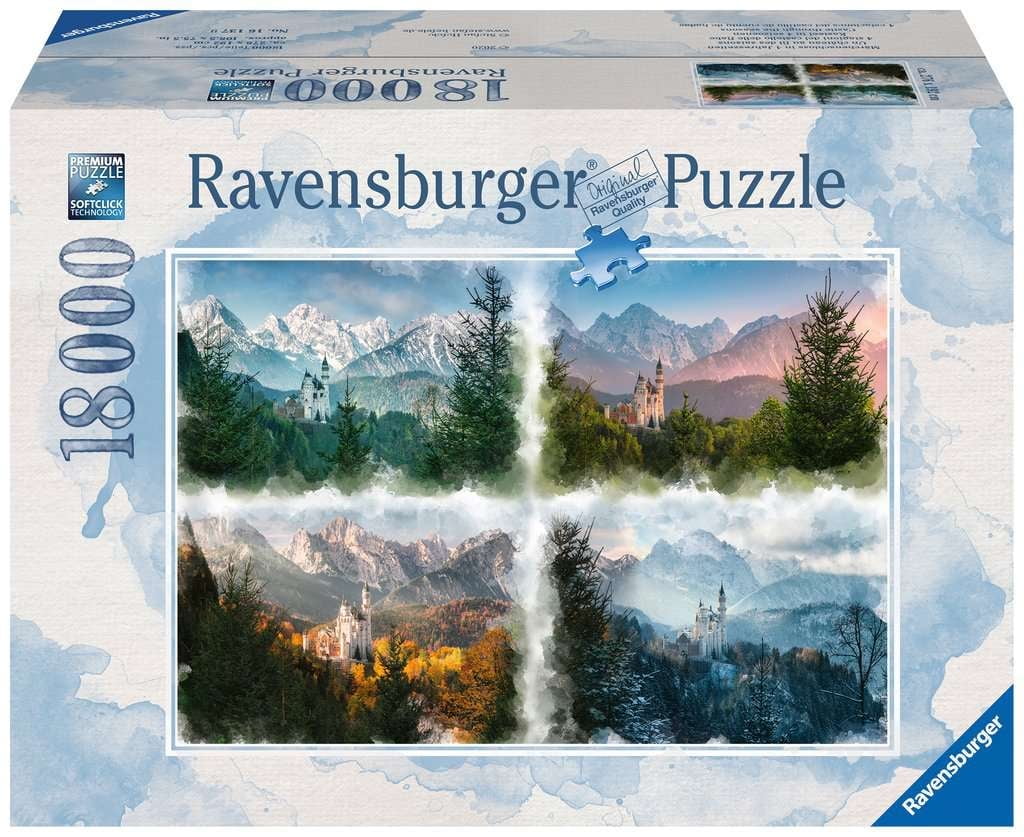 Ravensburger Castle Through the Seasons 18,000-Piece Jigsaw Puzzle
