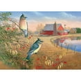 thumbnail image 1 of Cedar Waxwings, a 1000-piece Puzzle by Cobble Hill, 1 of 1