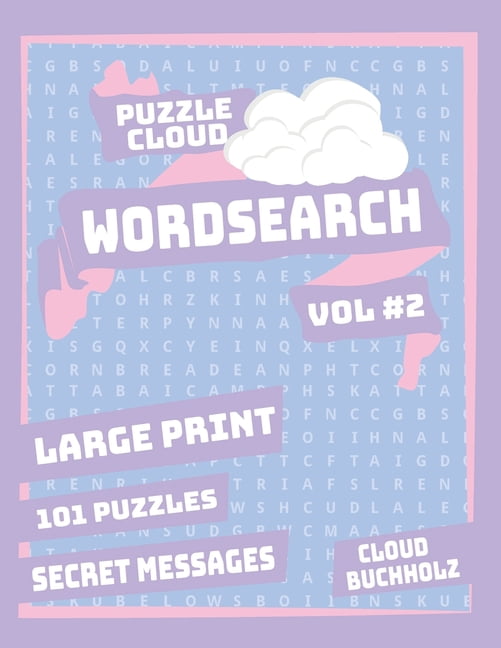 Puzzle Cloud Word Search Vol 2 (Large Print), (Paperback)