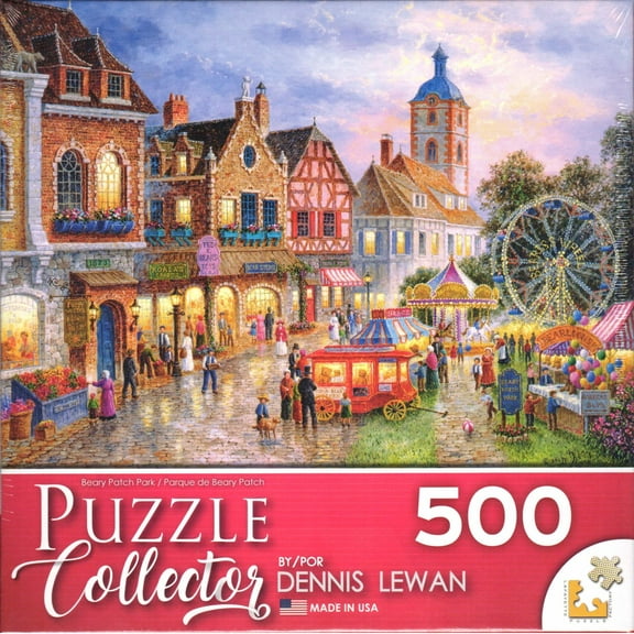 Puzzle Collector Art 500 Piece Puzzle - Beary Patch Park