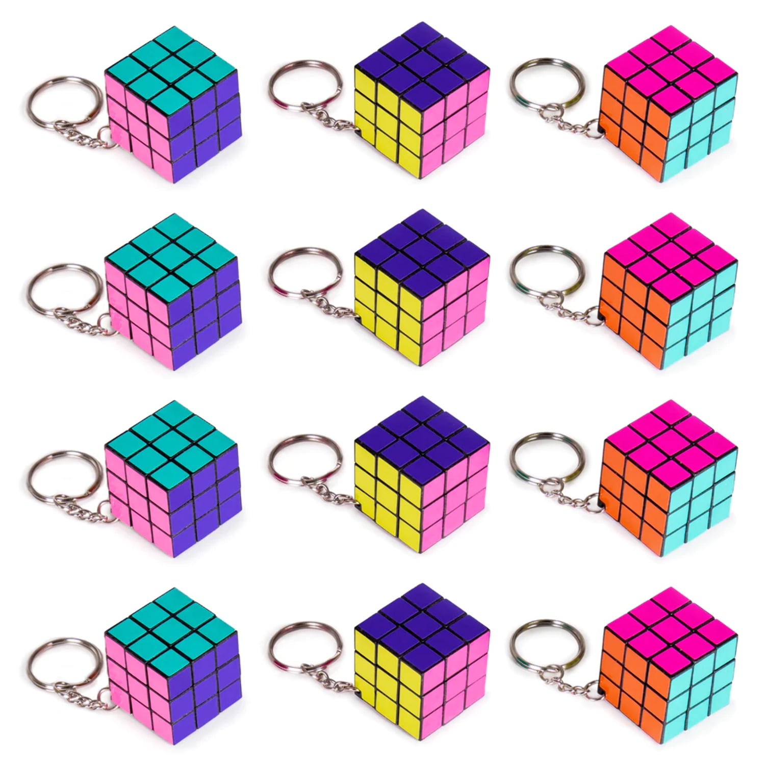 Mini Rubiks Cube Keychain Keyring Crystallized Crystal Embellished  Bedazzled Rhinestones 