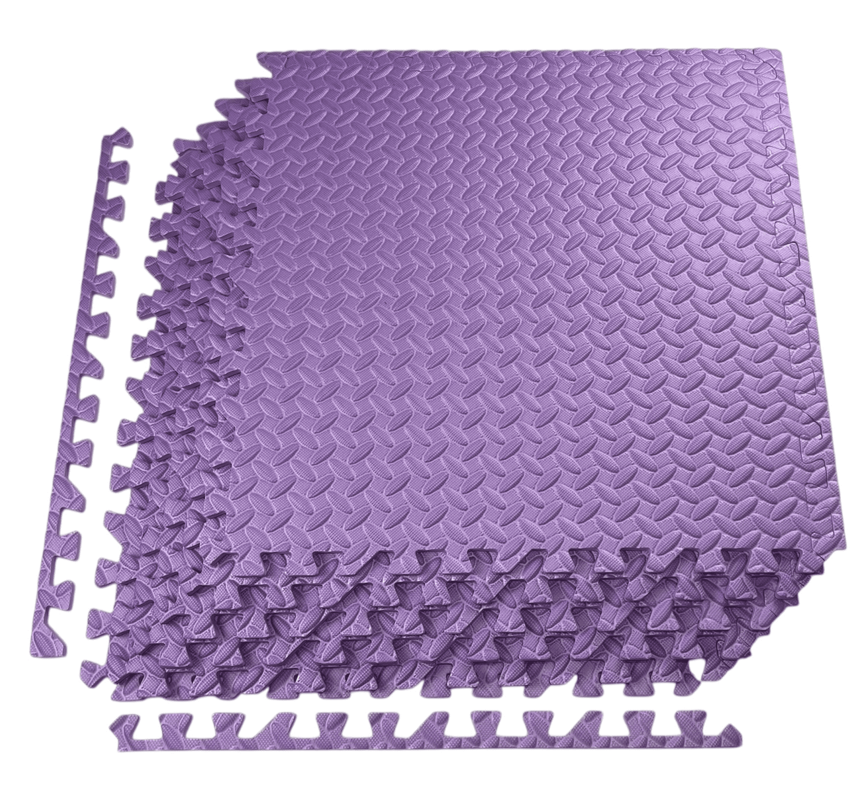 24 Sq Ft Puzzle Exercise Mat with EVA Foam Interlocking Tiles for Exercise, Gymnastics and Home Gym Protective Flooring- Pack of 6, 24 x 24 x 3/8 Inches
