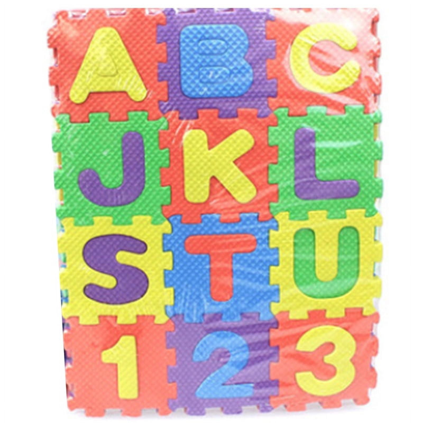 KC Cubs Soft & Safe Non-Toxic Children’s Interlocking Multicolor Exercise Puzzle Educational ABC Alphabet Eva Play Foam Mat for Kid’s Floor & Baby