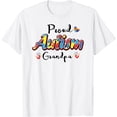 thumbnail image 1 of Puzzle Heart Proud Autism Grandpa For Men Women Girl Him Her T-Shirt, 1 of 3