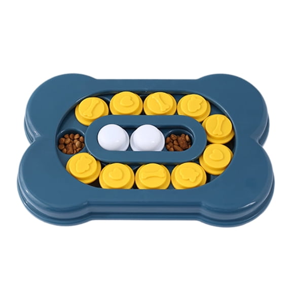 Puzzle Interactive For IQ Training Mental Enrichment Bone Shape Puppy Dispensing Game Crinkle Dog No Squeaker Dog Hide And Seek Activity Plug in for Dogs Tough Dog Tug for Large Dogs Stuff for