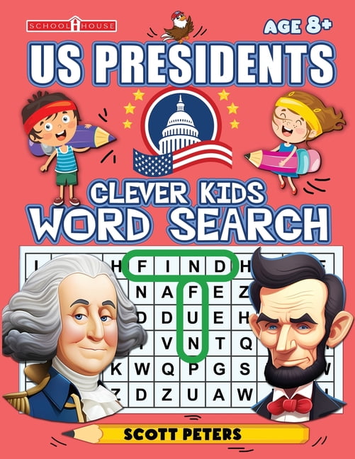 Puzzle Kid Clever Kids Word Search: US Presidents: United States ...