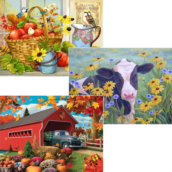 Puzzle Magic™ Fall Activities, Set of 3 Jigsaw Puzzle
