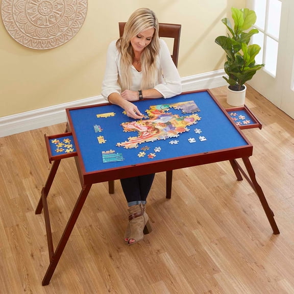 Puzzle Magic Wooden Puzzle Table Accessory, 38.75 x 29.50 Inches