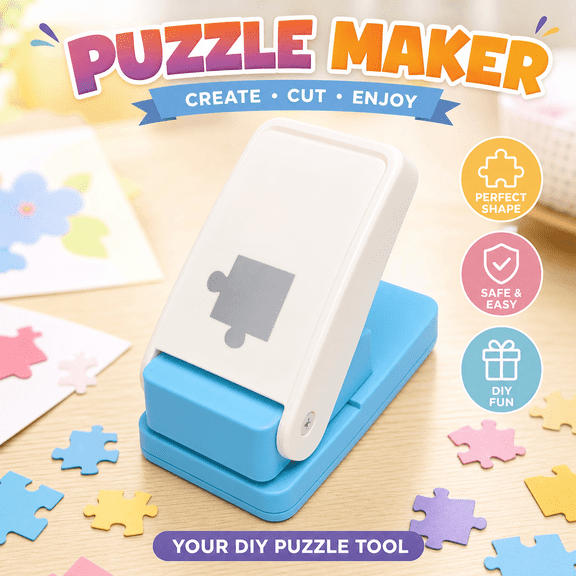 Puzzle Maker DIY Jigsaw Puzzle Piece Cutter Custom Photo Puzzle Making Tool Personalized Puzzle Creator Kit for Making Your Own Puzzle