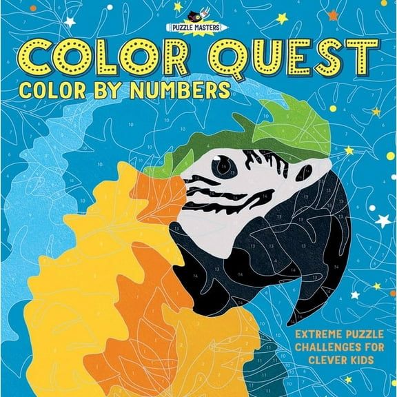 Puzzle Masters: Color Quest: Color by Numbers: Extreme Puzzle Challenges for Clever Kids (Paperback)