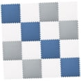 thumbnail image 1 of Puzzle Mat, Interlocking Educational Toys Floor Protection Soft Solid White Gray Blue 16Pc, 1 of 7